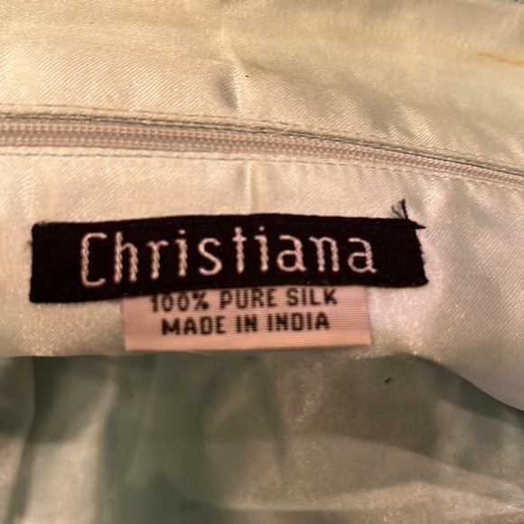 Vintage Christiana India Pure Silk Beaded shoulder bag /intricately hand beaded - Picture 4 of 4